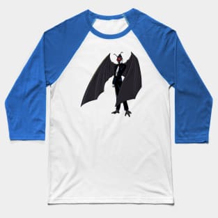 Handsome Mothman Baseball T-Shirt